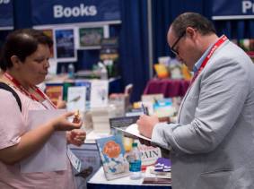 Discussing and signing Little Beasts at BookExpo America. May 28, 2015